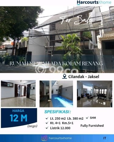 Siap Huni Rumah Mewah 4 Kamar di Cilandak Dekat ke Mana Pun Siap Huni Rumah Mewah 4 Kamar di Cilandak Dekat ke Mana Pun