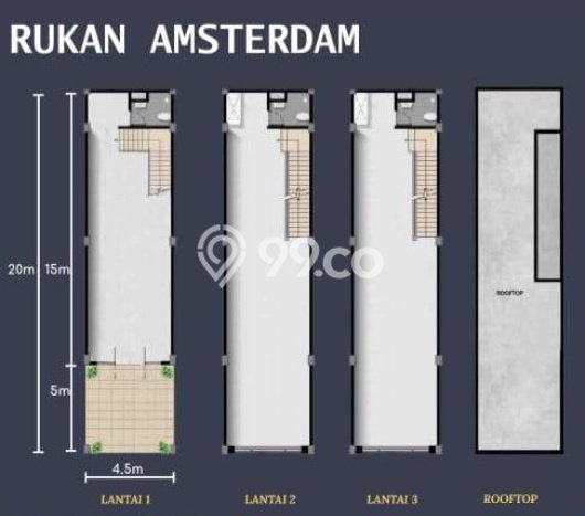 Ruko Komersial Dijual di Kosambi Tangerang LT 90m2 & LB 270m2 Ruko Komersial Dijual di Kosambi Tangerang LT 90m2 & LB 270m2