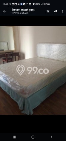 Apartemen Cozy Dijual di Tangerang Selatan Spesifikasi 2 KT, 1 KM Apartemen Cozy Dijual di Tangerang Selatan Spesifikasi 2 KT, 1 KM