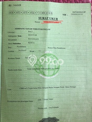Kavling Tanah Dijual di Payangan Gianyar Spesifikasi 20000m2 Kavling Tanah Dijual di Payangan Gianyar Spesifikasi 20000m2