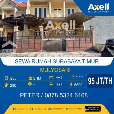 Jarang Ada! Rumah Kontrakan 4 Kamar Nyaman Siap Huni Mulyosari Jarang Ada! Rumah Kontrakan 4 Kamar Nyaman Siap Huni Mulyosari