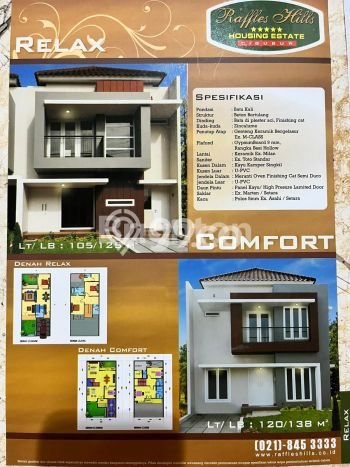 Rumah Minimalis 3 Kamar LT 120m2 di Cibubur Rumah Minimalis 3 Kamar LT 120m2 di Cibubur