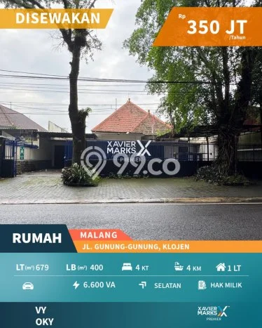 Rumah Bagus Siap Pakai Di Klojen Luas 400m2 Lokasi Strategis Rumah Bagus Siap Pakai Di Klojen Luas 400m2 Lokasi Strategis