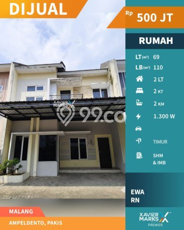 Jual Rumah Siap Huni di Pakis Malang Harga Rp 500 Juta LT 69m2 Jual Rumah Siap Huni di Pakis Malang Harga Rp 500 Juta LT 69m2