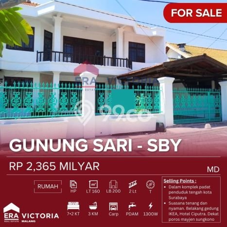 Jual Rumah Minimalis Bagus Punya 9 KT di Dukuh Pakis Surabaya SHM Jual Rumah Minimalis Bagus Punya 9 KT di Dukuh Pakis Surabaya SHM