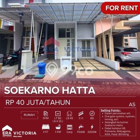 Lokasi strategis! Rumah siap huni disewakan di Lowokwaru LB 45m2 Lokasi strategis! Rumah siap huni disewakan di Lowokwaru LB 45m2