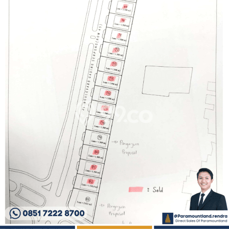 Kavling Tanah untuk Dijual di Gading Serpong, Tangerang, Luas 2822m2 Kavling Tanah untuk Dijual di Gading Serpong, Tangerang, Luas 2822m2