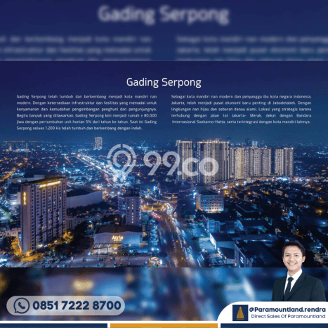 Dijual! Kantor di Gading Serpong Tangerang LT 180m2 / LB 824m2 Kawasan Strategis Dijual! Kantor di Gading Serpong Tangerang LT 180m2 / LB 824m2 Kawasan Strategis