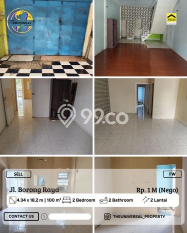 Unit Ruko Dijual di Manggala Makassar Luas Bangunan 100m2 Unit Ruko Dijual di Manggala Makassar Luas Bangunan 100m2