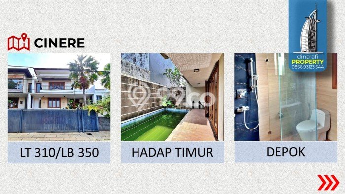Siap Huni Rumah Mewah 4 Kamar di Cinere Dekat ke Mana Saja Siap Huni Rumah Mewah 4 Kamar di Cinere Dekat ke Mana Saja
