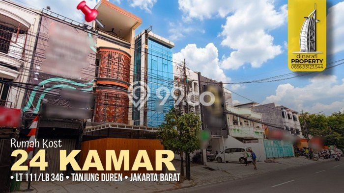 Unit Kost Dijual di Jakarta Barat Spesifikasi 24 Kamar Tidur dan Area Strategis Unit Kost Dijual di Jakarta Barat Spesifikasi 24 Kamar Tidur dan Area Strategis
