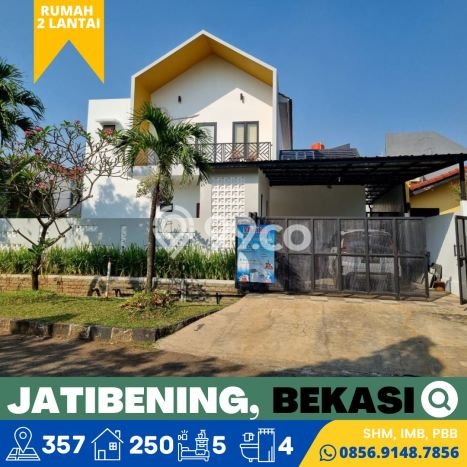 Rumah Mewah LB 250m2 Siap Huni Desain Elegan di Cikunir, Bekasi Rumah Mewah LB 250m2 Siap Huni Desain Elegan di Cikunir, Bekasi