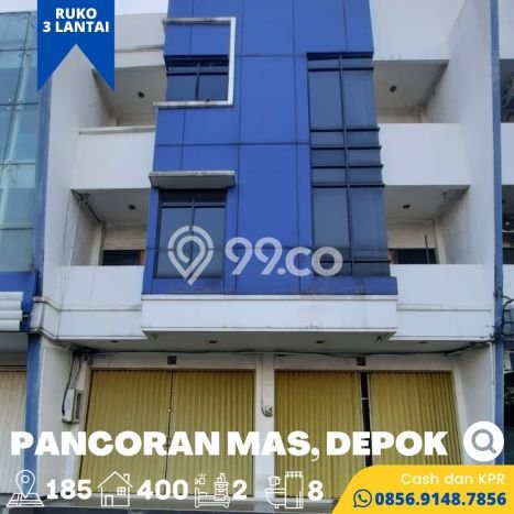 FOR SALE! Ruko di Pancoran Mas Depok, LT 185m2, LB 400m2 FOR SALE! Ruko di Pancoran Mas Depok, LT 185m2, LB 400m2