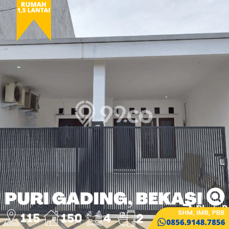 PROPERTI PILIHAN! Rumah Nyaman di Jatiwarna, LT 114m² LB 150m² PROPERTI PILIHAN! Rumah Nyaman di Jatiwarna, LT 114m² LB 150m²