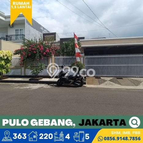 Ready to Use! Premium House LT 363m2 Desain Modern di Pulogebang Ready to Use! Premium House LT 363m2 Desain Modern di Pulogebang