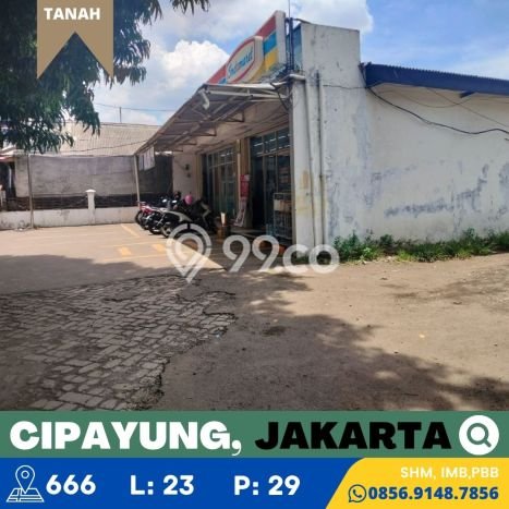 Tanah untuk Dijual di Cipayung Jakarta Timur Luas 666m2 Tanah untuk Dijual di Cipayung Jakarta Timur Luas 666m2
