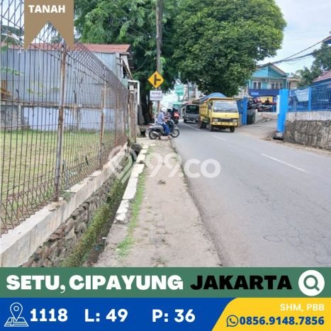 Dijual Tanah Kawasan Cipayung, Luas 1118m2m², Lokasi Potensial Dijual Tanah Kawasan Cipayung, Luas 1118m2m², Lokasi Potensial