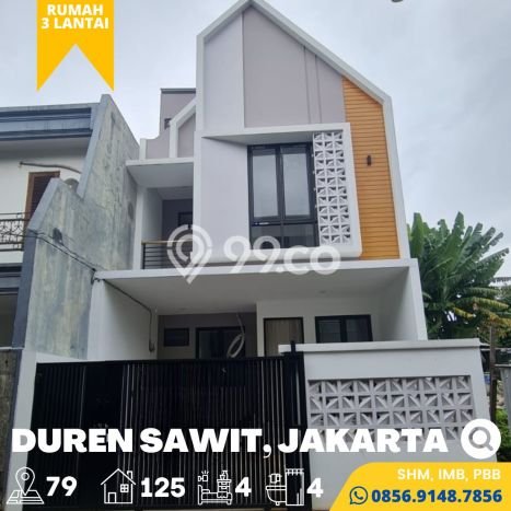 Rumah Minimalis 4 KT di Pondok Kelapa Jakarta Timur Unfurnished Rumah Minimalis 4 KT di Pondok Kelapa Jakarta Timur Unfurnished