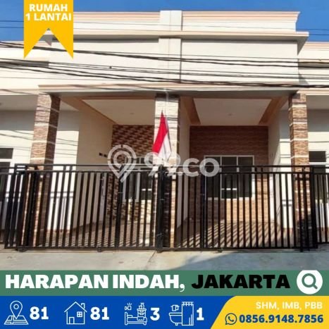 Rumah Luas Asri 3 KT Siap Huni di Harapan Indah Bekasi Rumah Luas Asri 3 KT Siap Huni di Harapan Indah Bekasi
