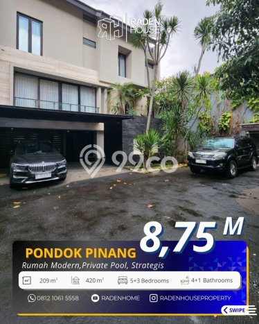 Hunian Super Elit dengan Akses Paling Strategis di Pondok Pinang, Jakarta Selatan Hunian Super Elit dengan Akses Paling Strategis di Pondok Pinang, Jakarta Selatan