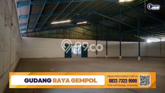 Gudang disewakan di Gempol Pasuruan dengan luas bangunan 21626m2 Gudang disewakan di Gempol Pasuruan dengan luas bangunan 21626m2