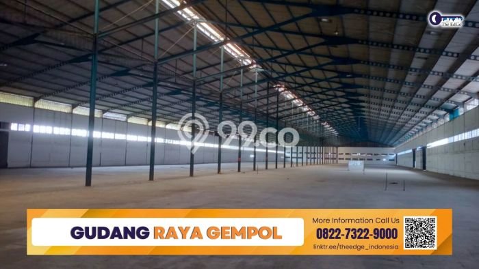 Gudang disewakan di Gempol Pasuruan dengan luas bangunan 21626m2 Gudang disewakan di Gempol Pasuruan dengan luas bangunan 21626m2