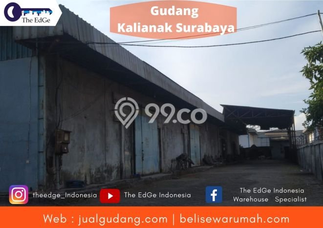 Dijual! Gudang di Kalianak Surabaya LT 2640m2 / LB 1491m2 Kawasan Bisnis Dijual! Gudang di Kalianak Surabaya LT 2640m2 / LB 1491m2 Kawasan Bisnis