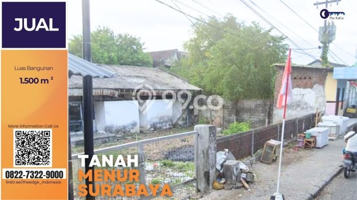 Tanah Komersial Dijual di Gubeng Surabaya 1500m2 Tanah Komersial Dijual di Gubeng Surabaya 1500m2