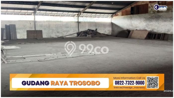 Unit Gudang disewakan di Sidoarjo Sidoarjo dengan LT 1440m2 / LB 1440m2 Unit Gudang disewakan di Sidoarjo Sidoarjo dengan LT 1440m2 / LB 1440m2