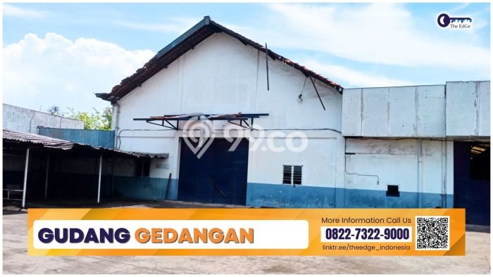 FOR SALE! Gudang di Sidoarjo Sidoarjo, LT 5521m2, LB 5521m2 FOR SALE! Gudang di Sidoarjo Sidoarjo, LT 5521m2, LB 5521m2