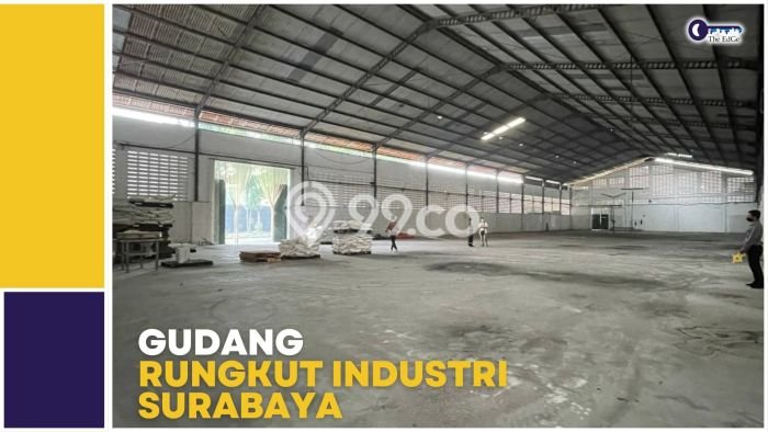 Unit Gudang Disewakan di Rungkut Industri di Area Ramai & Strategis Unit Gudang Disewakan di Rungkut Industri di Area Ramai & Strategis