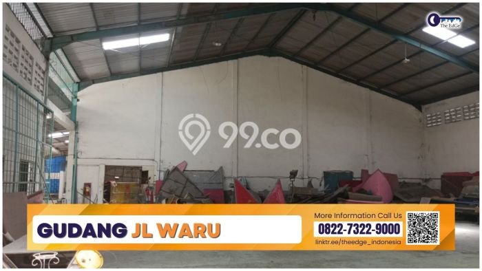 Gudang Bagus LT 2240m2 LB 1700m2 Dijual di Waru Sidoarjo Gudang Bagus LT 2240m2 LB 1700m2 Dijual di Waru Sidoarjo
