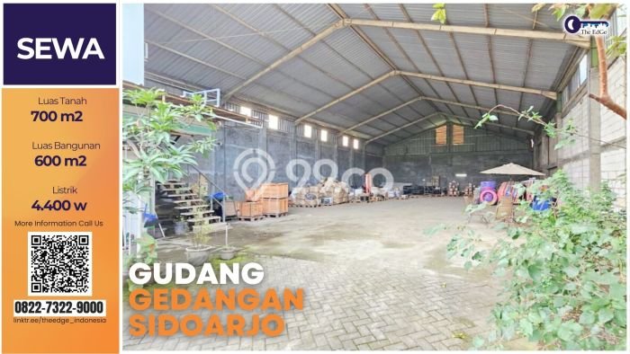 Area Strategis! Disewakan Gudang Lokasi Gedangan, Sidoarjo Cocok untuk Bisnis Area Strategis! Disewakan Gudang Lokasi Gedangan, Sidoarjo Cocok untuk Bisnis