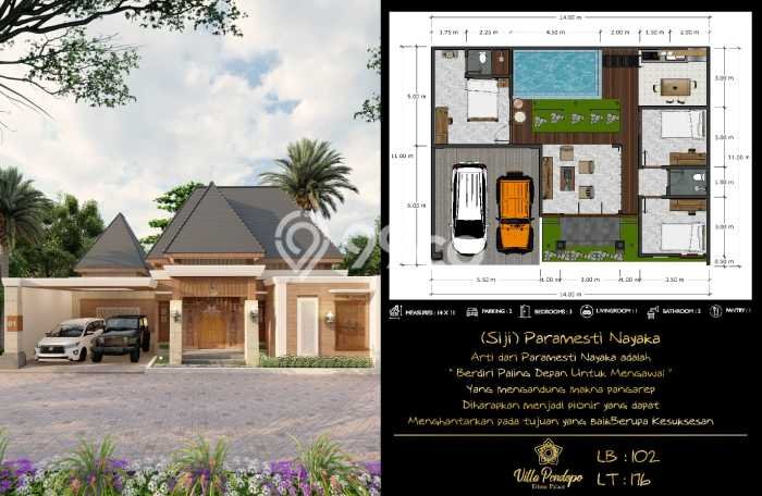 Vila Premium Kawasan Borobudur, Ukuran 235m2m², Posisi Premium dengan jalan bagus Vila Premium Kawasan Borobudur, Ukuran 235m2m², Posisi Premium dengan jalan bagus