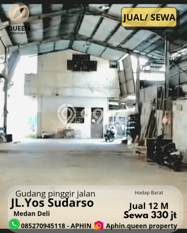 Unit Gudang Dijual di Medan Deli Medan Luas Bangunan 320m2 Unit Gudang Dijual di Medan Deli Medan Luas Bangunan 320m2
