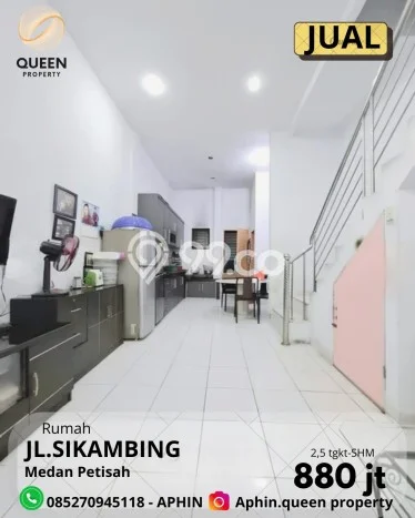 Rumah Modern Minimalis 3 KT Siap Huni di Medan Petisah Rumah Modern Minimalis 3 KT Siap Huni di Medan Petisah