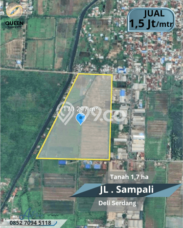 Lahan Kosong Dijual di Deli Serdang dengan Area 170m2 Lahan Kosong Dijual di Deli Serdang dengan Area 170m2