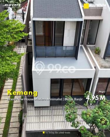 For Sale! Luxury House LT 107m2 Desain Modern di Kemang For Sale! Luxury House LT 107m2 Desain Modern di Kemang