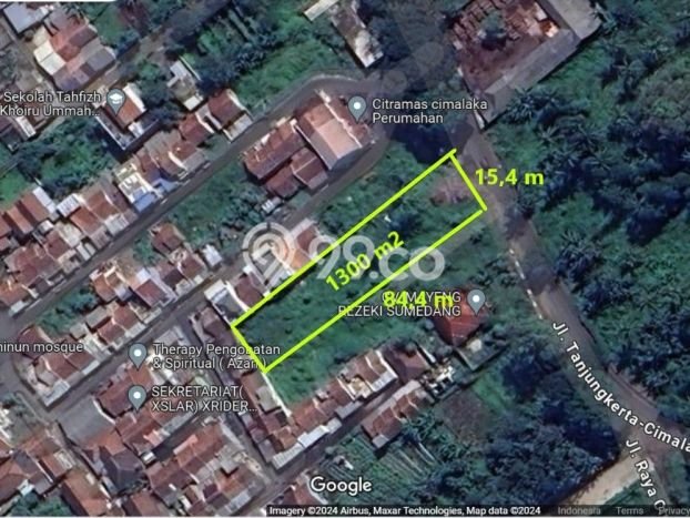 Jarang Ada! Tanah di Cimalaka Punya Luas 1300m2 SHM Jarang Ada! Tanah di Cimalaka Punya Luas 1300m2 SHM