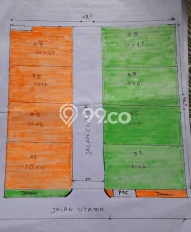 Tanah Komersial Dijual di Larangan Tangerang 390m2 Tanah Komersial Dijual di Larangan Tangerang 390m2