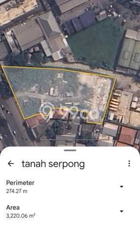 Jarang Ada! Tanah di Serpong Punya Luas 3132m2 - Jarang Ada! Tanah di Serpong Punya Luas 3132m2 -