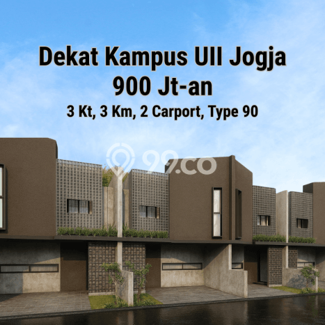 Hunian Cantik Modern Lb 90m2 di Sleman, Sleman Hunian Cantik Modern Lb 90m2 di Sleman, Sleman
