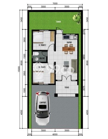 Hunian Strategis 2 KT LB 50m2 Kondisi Bagus di Imogiri Hunian Strategis 2 KT LB 50m2 Kondisi Bagus di Imogiri