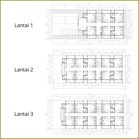 Rumah Kost Dijual Lokasi Depok, Sleman, 26 Kamar Tidur, 26 Kamar Mandi, 542m2 Rumah Kost Dijual Lokasi Depok, Sleman, 26 Kamar Tidur, 26 Kamar Mandi, 542m2
