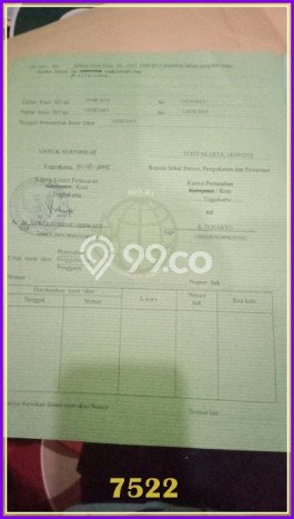 Tanah di Gondokusuman, Yogyakarta Luas 406m2 Dijual Segera Tanah di Gondokusuman, Yogyakarta Luas 406m2 Dijual Segera