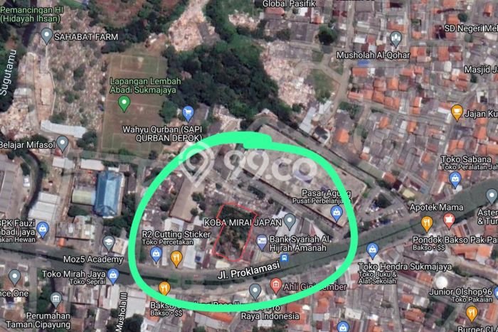 Tanah Dijual Area Strategis di Depok I Depok 1863m2 Tanah Dijual Area Strategis di Depok I Depok 1863m2