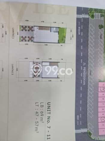Unit Ruko Disewa Lokasi Pamulang, Tangerang Selatan Spesifikasi Luas Bangunan 69m2 Unit Ruko Disewa Lokasi Pamulang, Tangerang Selatan Spesifikasi Luas Bangunan 69m2