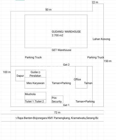 Gudang Favorit Dijual di Kramatwatu Serang Kawasan Pusat Bisnis Gudang Favorit Dijual di Kramatwatu Serang Kawasan Pusat Bisnis