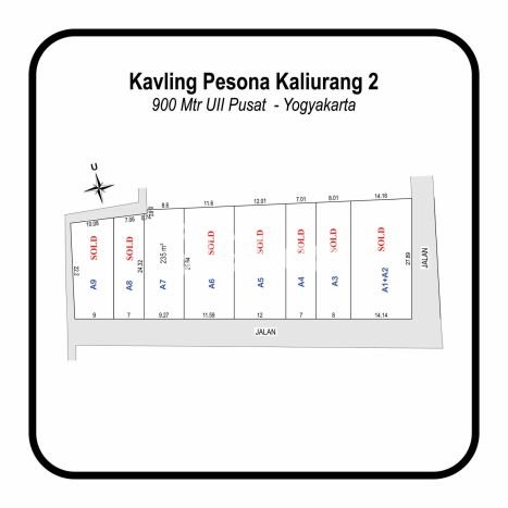 Tanah Kavling Dijual di Yogyakarta dengan Spesifikasi 235m2 Tanah Kavling Dijual di Yogyakarta dengan Spesifikasi 235m2