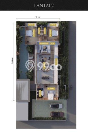 AREA PREMIUM! Vila Kawasan Pecatu, Ukuran 582m², View Menarik di area AREA PREMIUM! Vila Kawasan Pecatu, Ukuran 582m², View Menarik di area